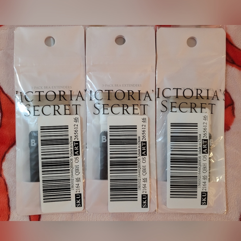 💓 Victoria's Secret Bare 3 Row Hook-and-Eye Bra Extenders 💓 - Picture 6 of 12